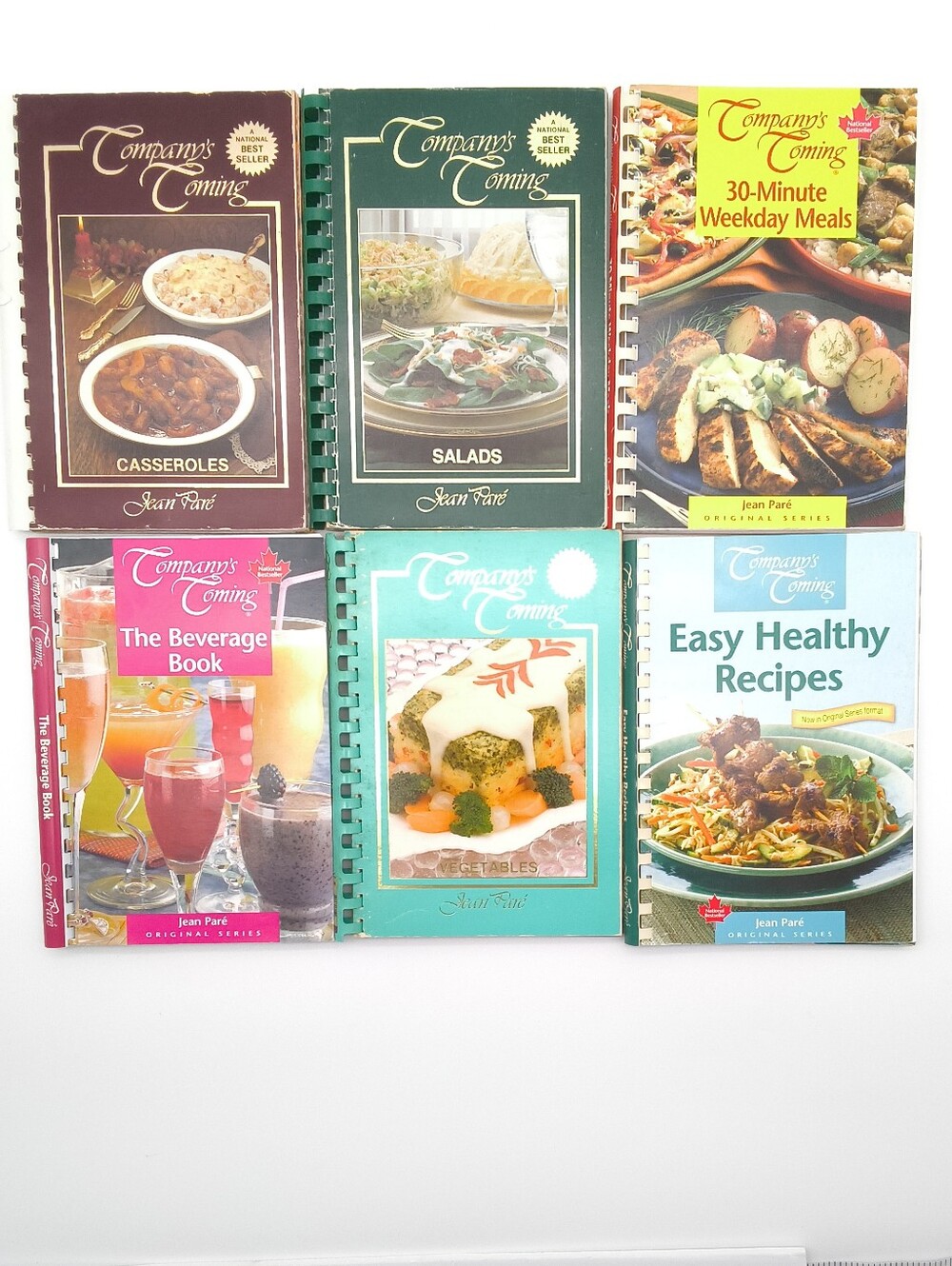 Company's Coming Cookbook Bundle - Lot of 6 - Jean Pare